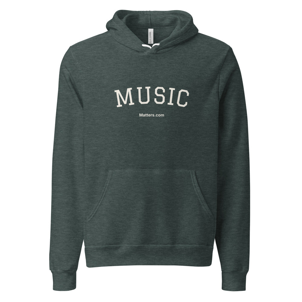 Music — Collegiate Edition Hoodie — Heather Forest