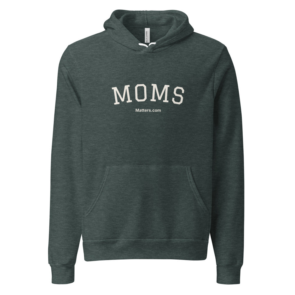 Moms — Collegiate Edition Hoodie — Heather Forest