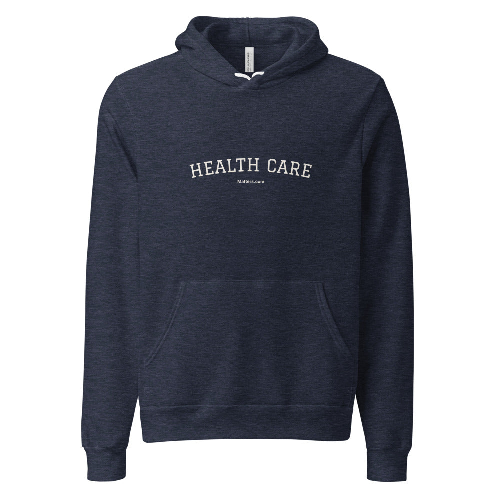 Health Care — Collegiate Edition Hoodie — Heather Navy