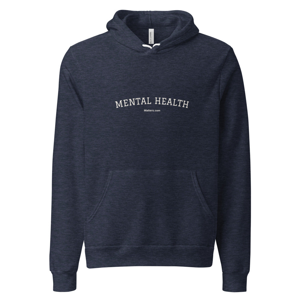 Mental Health — Collegiate Edition Hoodie — Heather Navy