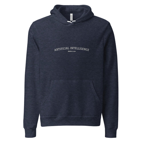 Artificial Intelligence — Collegiate Edition Hoodie — Heather Navy