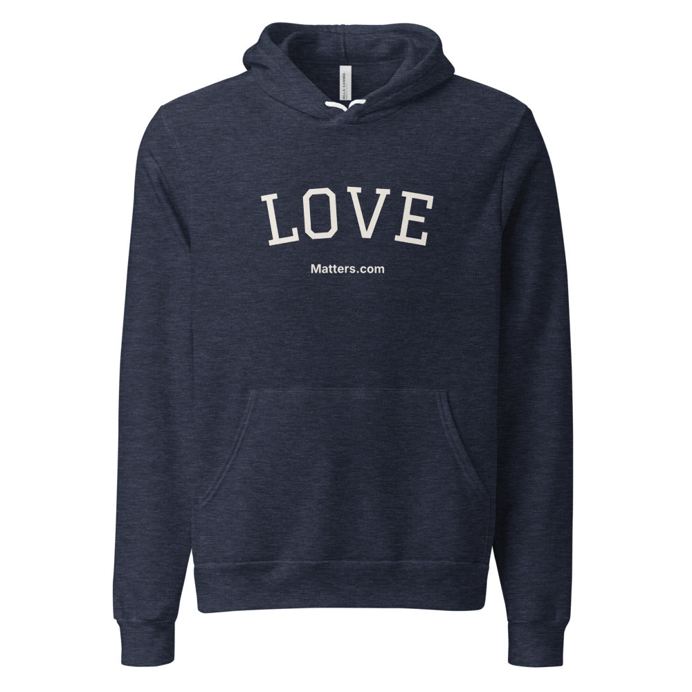 Love — Collegiate Edition Hoodie — Heather Navy