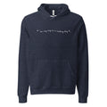 On my way to a reading day — Hoodie — Heather Navy (front)