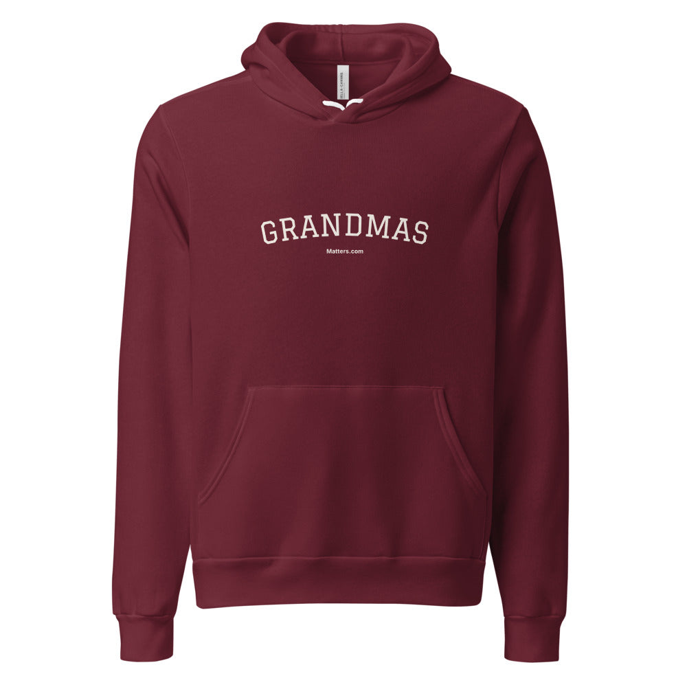 Grandmas — Collegiate Edition Hoodie — Maroon