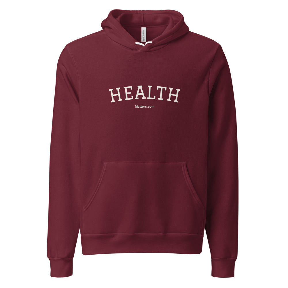 Health — Collegiate Edition Hoodie — Maroon