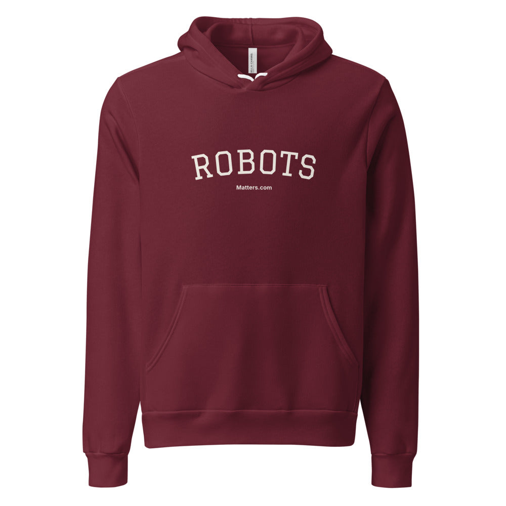 Robots — Collegiate Edition Hoodie — Maroon