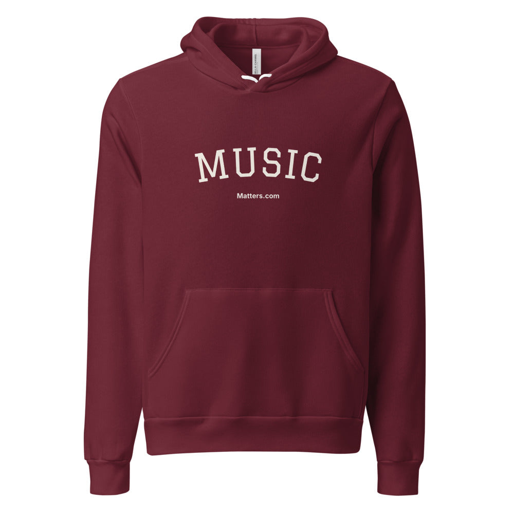 Music — Collegiate Edition Hoodie — Maroon