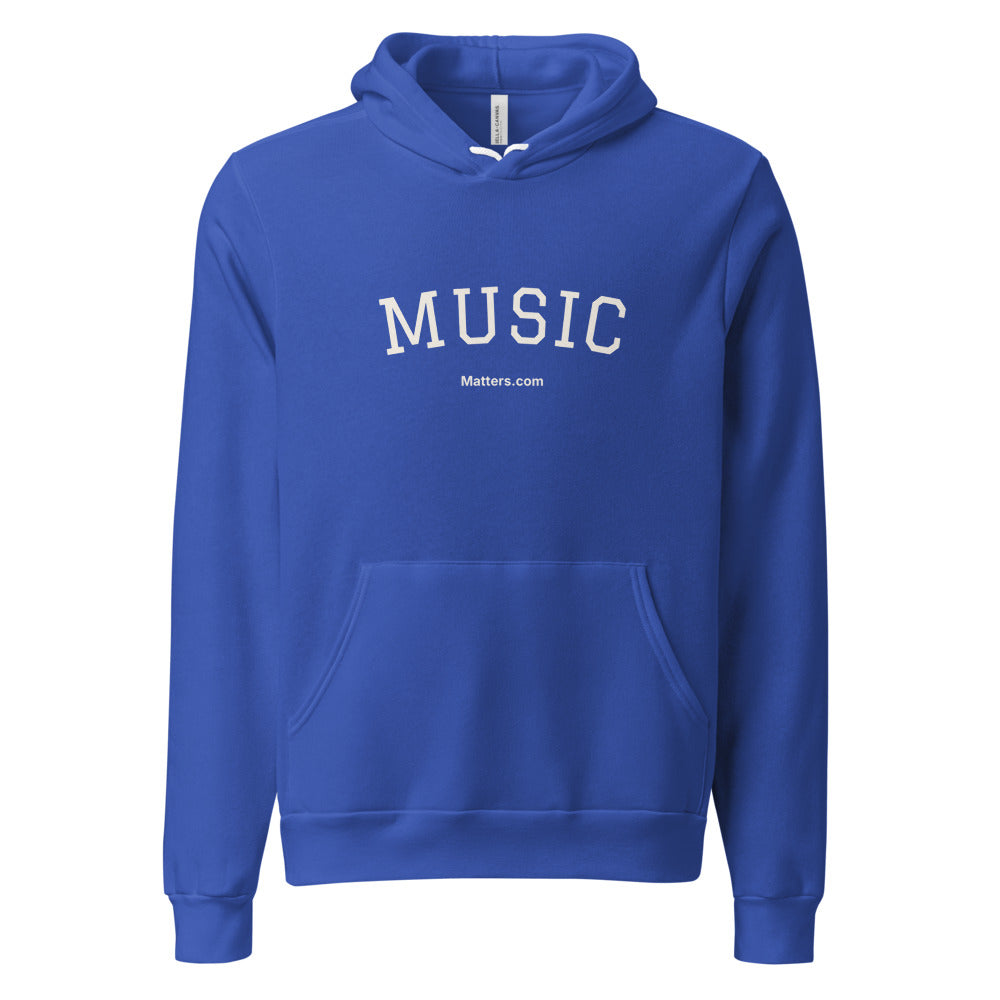 Music — Collegiate Edition Hoodie — True Royal