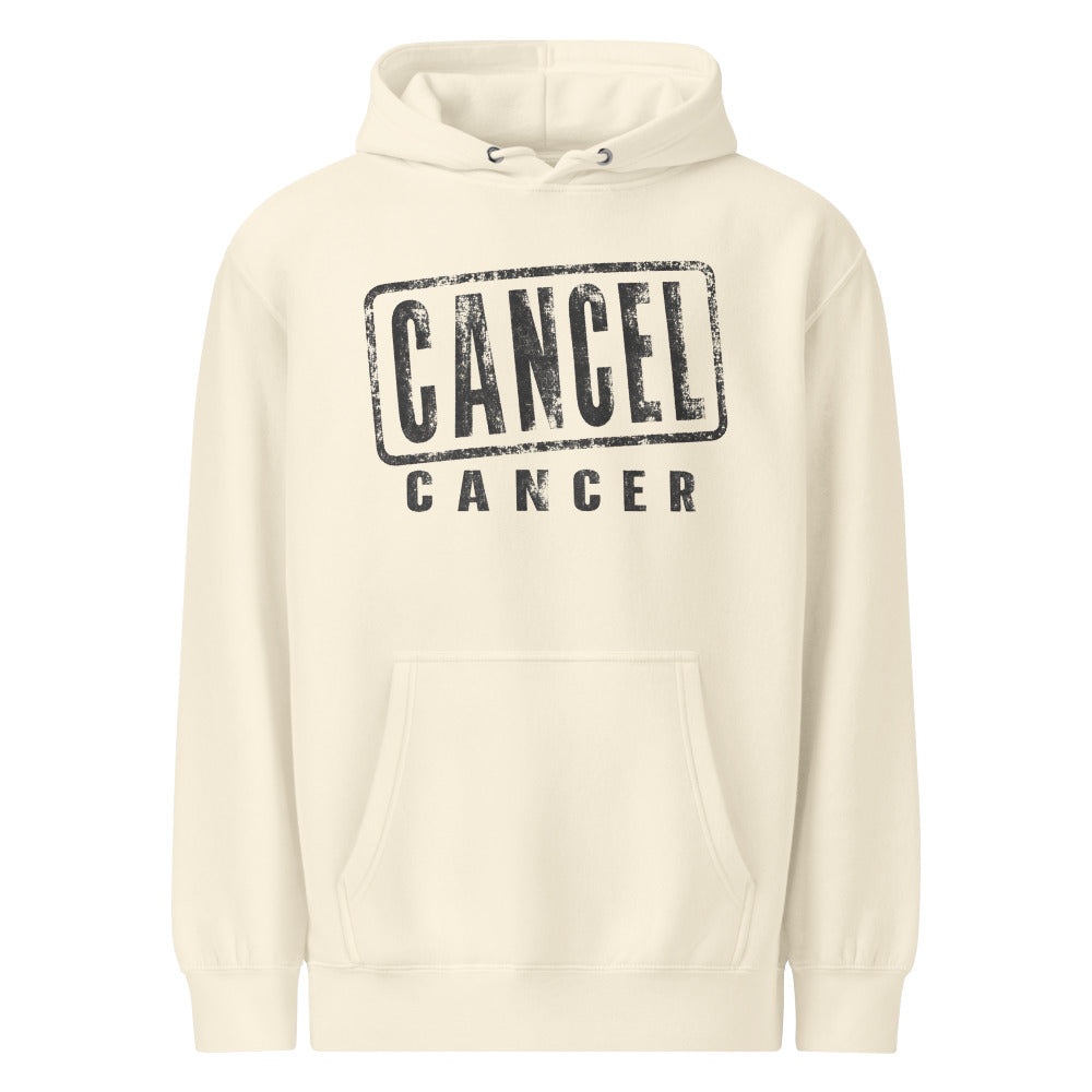 Cancel Cancer — Soft Hoodie — Sandshell (front)