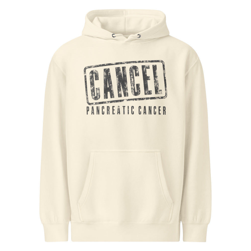 Cancel Pancreatic Cancer — Soft Hoodie — Sandshell (front)